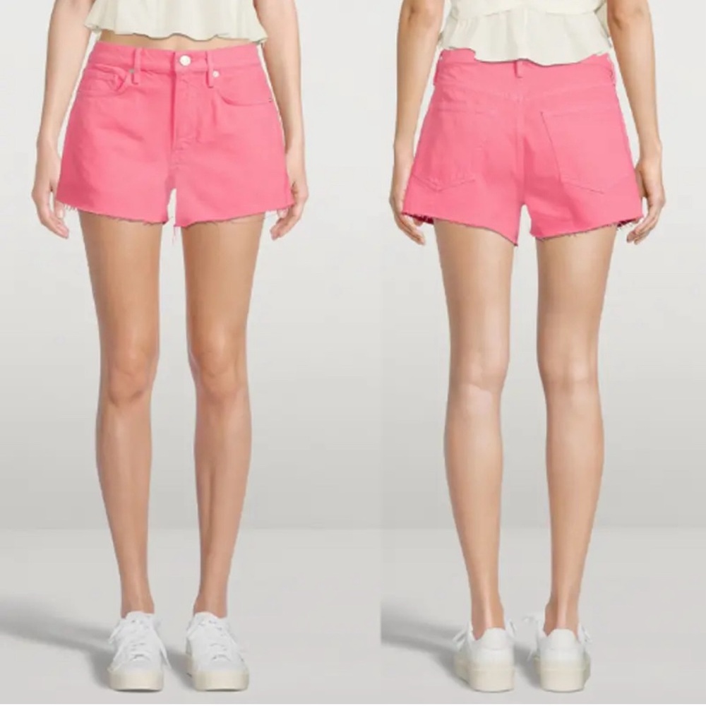 FRAME Le Brigette Women’s Denim Shorts in Hot Pink Sz 26